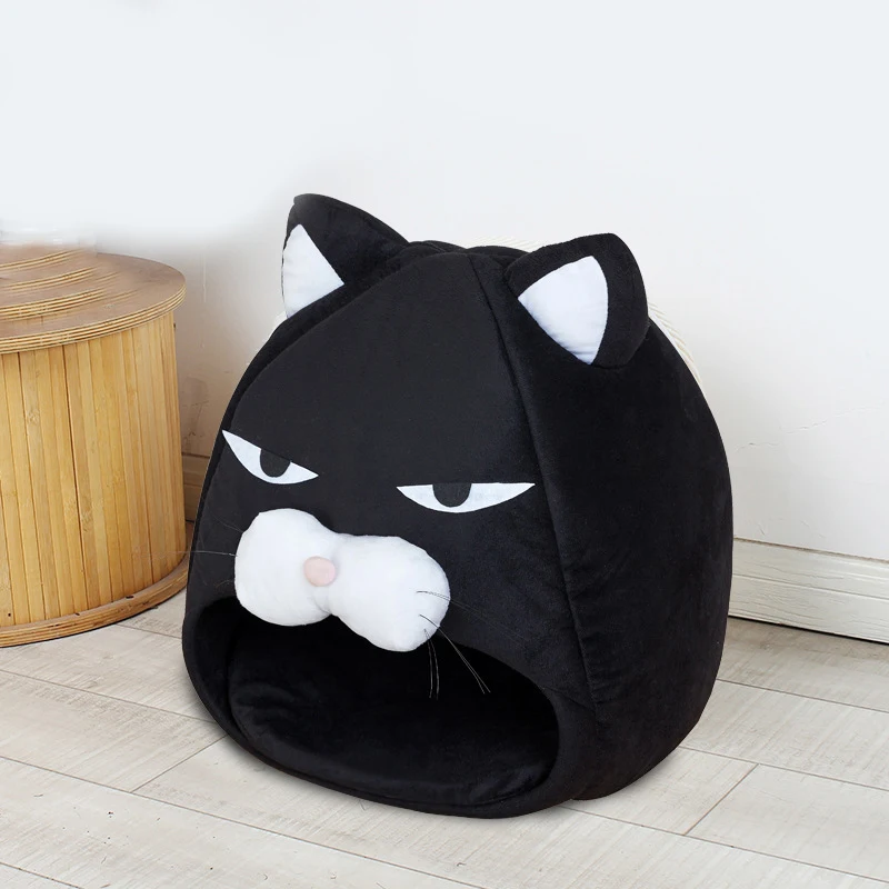 Foldable Cat House Soft Closed Pet Cat Bed for Cat Dog Cushion Nest Cartoon Warm Puppy Kennel Cats Cave Tent Pet Supplies 6 Foldable Cat House Soft Closed Pet Cat Bed for Cat Dog Cushion Nest Cartoon Warm Puppy Kennel Cats Cave Tent Pet Supplies 6
