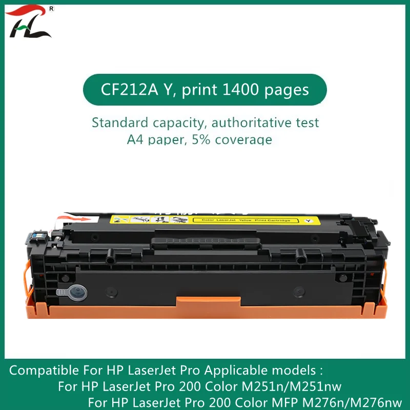 

Цветной тонер-картридж YLC CF210 210A CF210A - CF213A 131A для принтера HP LaserJet Pro 200 color MFP M276nw M251nw