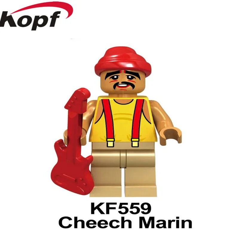 KF559 Without Box Супер Герои мексиканский День Независимости мариачи шарро строительные блоки куклы кирпичи действие для детей подарок игрушки KF723 KF724 - Color: KF559 Without Box