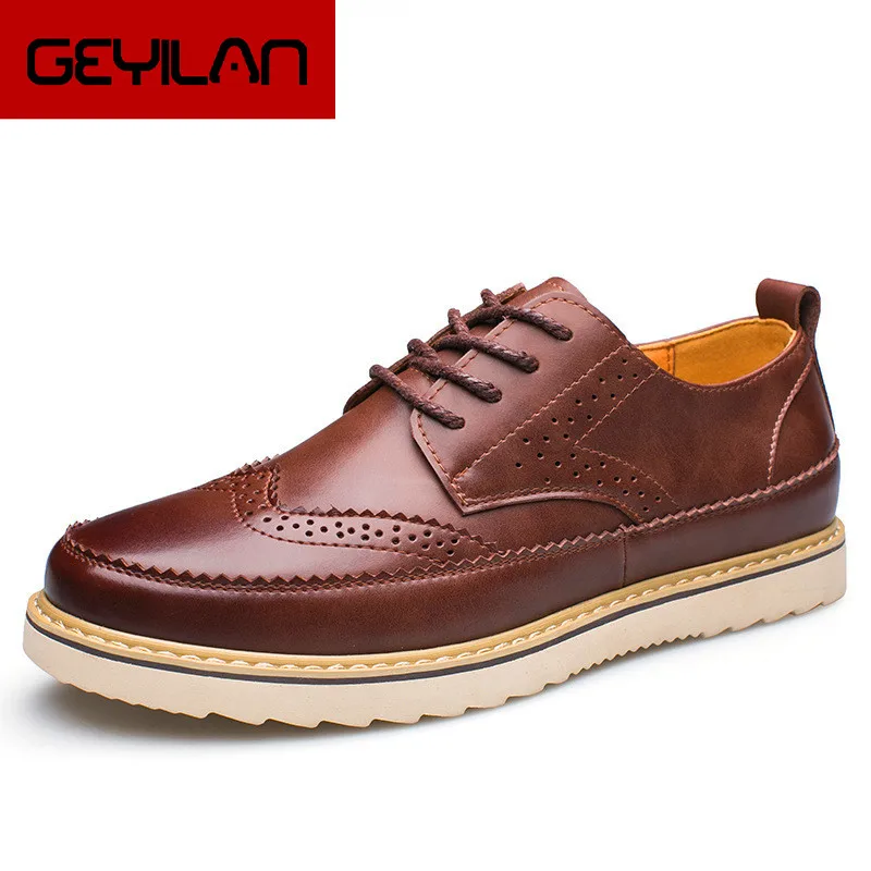 

Leather Men Oxfords Autumn Winter Ankle Dress Shoes Footwear Lace Up Shoes Men Business High Top Men Wedding Shoes