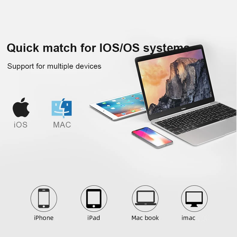 Бесшумный мини игровой набор мышь клавиатура комбо Bluetooth беспроводная комплект