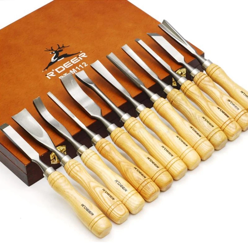 Высокое качество резчик гравировальный нож в коробке Деревообрабатывающие инструменты для резьбы долото набор гравировальных инструментов для металла плотник ручные инструменты