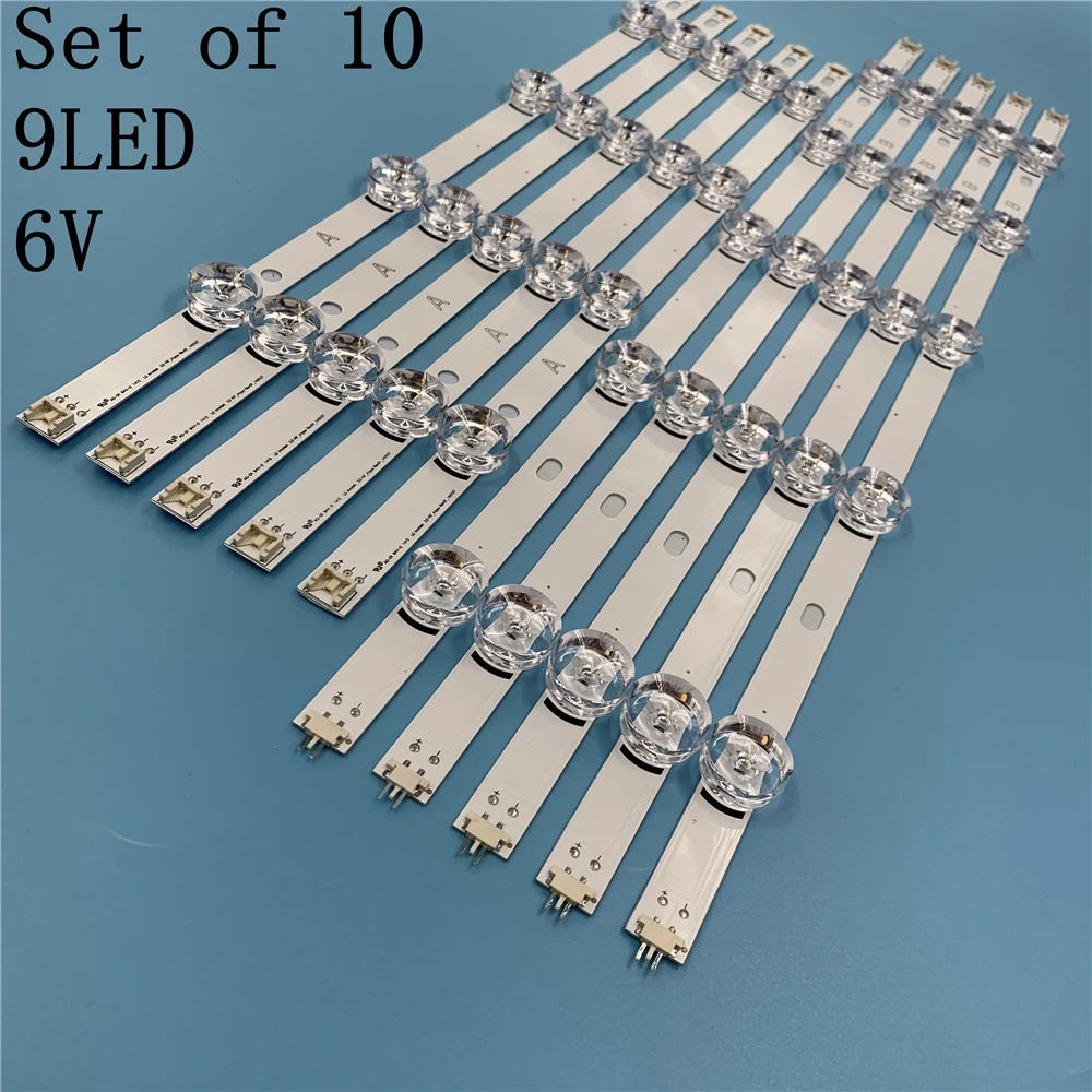 New 10pcs set LED strip replacement for LG TV 49LF5500 innotek DRT 3.0 49 inch A B type 6916L