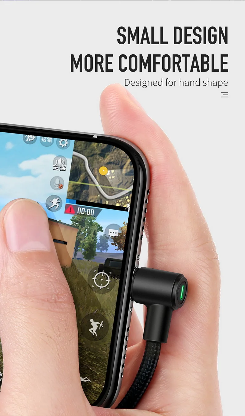 MCDODO USB светодиодный кабель для быстрой зарядки и передачи данных для iPhone 11 Pro XS MAX X XR 8 7 6 Plus 5 6s s USB кабель для зарядки мобильных телефонов