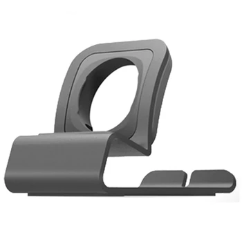 

Aluminum Charger Stand Holder For Apple Watch Bracket Charging Cradle Stand For Apple Watch Smart Watch Holder-Gray