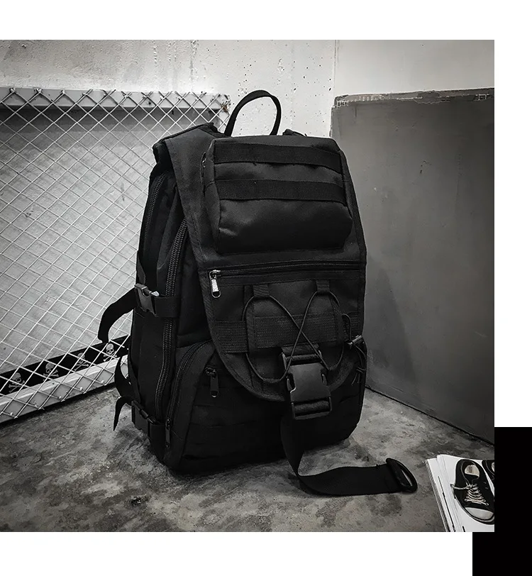 Многофункциональный рюкзак мужской уличный стиль тактический военный рюкзак уличная сумка рюкзак Водонепроницаемый рюкзак для ноутбука в стиле Оксфорд