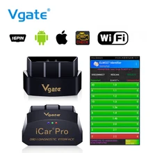 Vgate iCar Pro Wifi OBD2 Scanner Elm 327 iCar Pro wi fi v1.5 Diagnostic Tool For Android/IOS OBD 2 Scanner for Car Phone