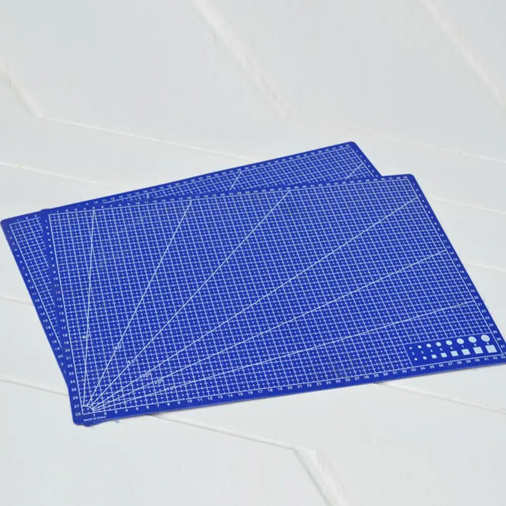A3/A4PVC прямоугольные линии сетки режущий коврик инструмент пластиковая разделочная доска коврик двухсторонний режущий коврик ремесло DIY режущие инструменты