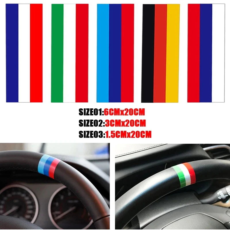 Adesivo Per Auto Pesonalizzato Tricolore Germania Italia Franch Russia Bandiera Nazionale Adesivo Adesivi Per Volante Adesivi Per Griglia