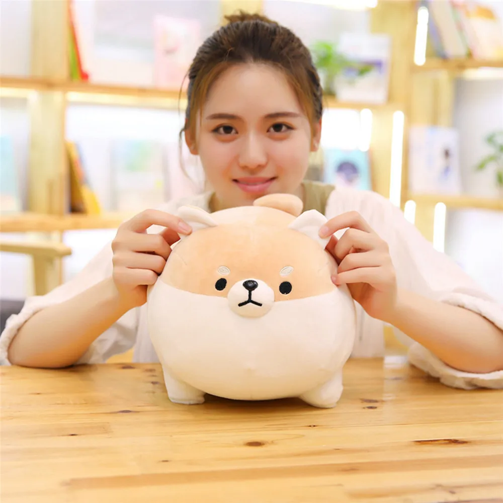 Dog Plush Toy New 40cm Cute Shiba Inu Stuffed Soft Animal Corgi Chai Pillow Christmas Gift for Kids Kawaii for Kid Children#YL1