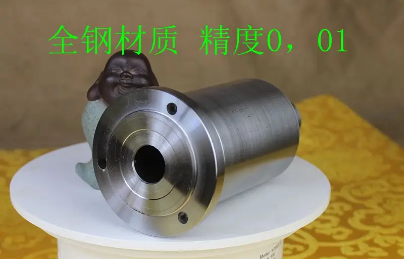 80/100/ Small Lathe Spindle, High-Strength Screw Connection, Woodworking Lathe, Headstock Assembly, With Flange