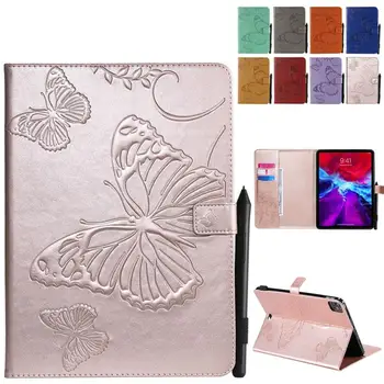 

Case For Apple IPad Pro 12.9 Cartoon Butterfly Leather Stand Cover For Ipad Pro 12.9 inch 2020 4th Generation Tablet Cover Cases