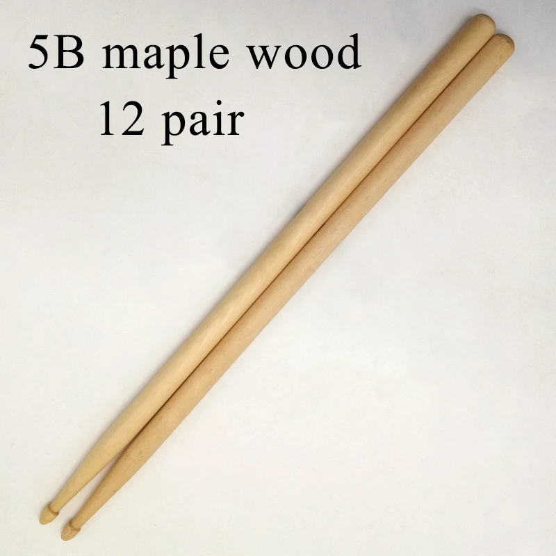 5B клен деревянный барабан палка 12 пар