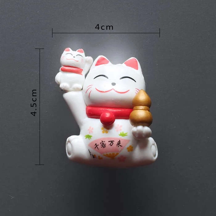 Новогодний праздничный магнит на холодильник милый корейский 3D счастливый кот магнит аксессуары для дома кухонные аксессуары для домашнего декора - Цвет: 41