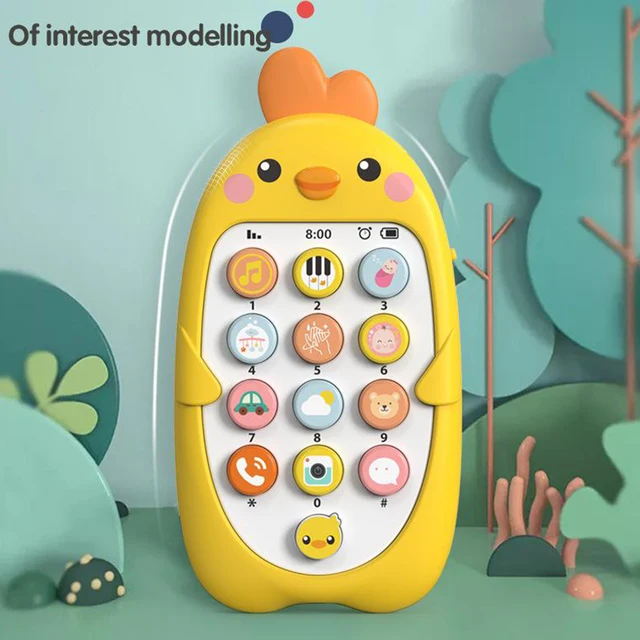 Remote Control Musical Toys Learning Phone Toy Baby Early Education Props 4