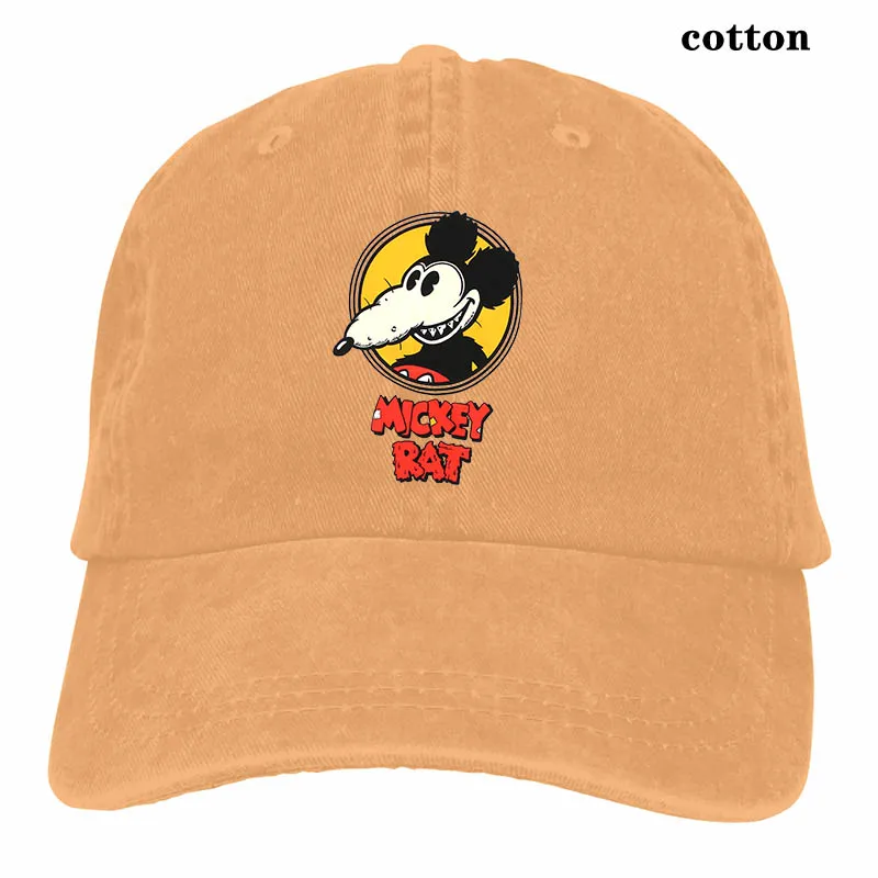 Mickey Rat Spotlight in Grey by Altru Apparel Baseball cap men women Trucker Hats fashion adjustable cap - Цвет: 3-Natural