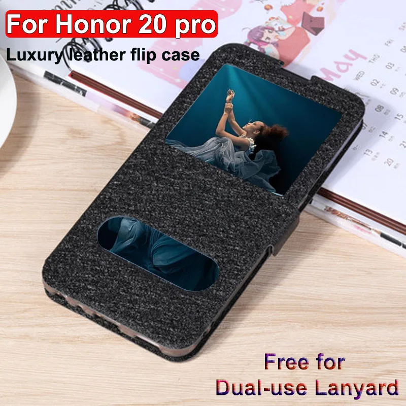 Чехол на переднее стекло для Huawei Honor 20 Pro чехол 20pro из искусственной кожи pro