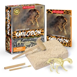 Brinquedos de dinossauro ssil escavadeira, kit de escavação fóssil, modelo de simulação, mini figura de ação, coleção educativa de brinquedos