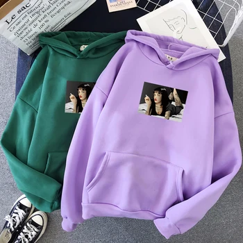 

Girl Graphics Print Harajuku Sweatshirt Winter Streetwear Oversized Hoodie Women Kpop Punk Hoody Ladies Feminine Itself Cool