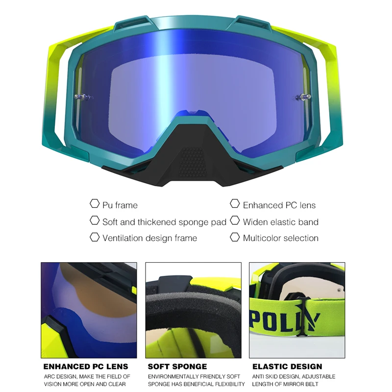 2023 Gafas 100% Motocross ���� �Ȱ� ���� ���۶� ������� �߿� �Ȱ� ���� ATV Casque MX ������� ���