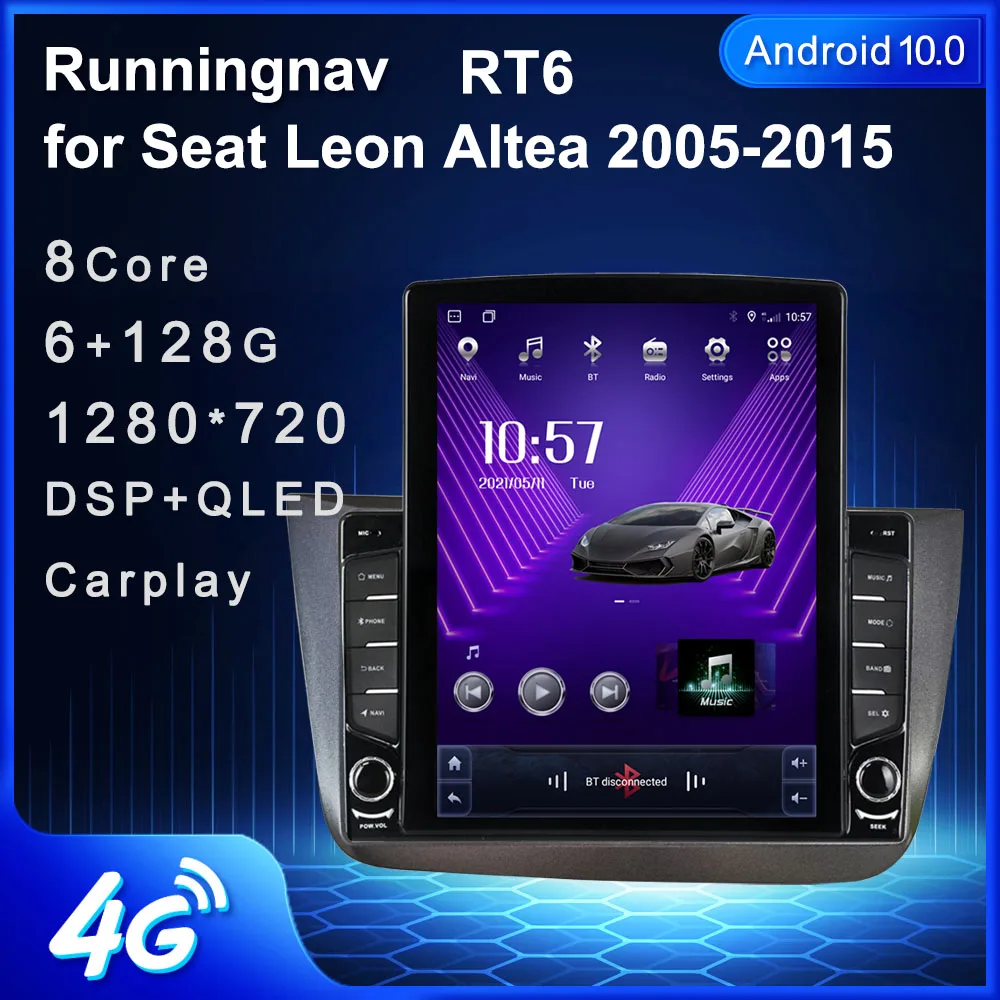 

Runningnav For Seat Leon 2005-2015 Tesla Type Android Car Radio Multimedia Video Player Navigation GPS
