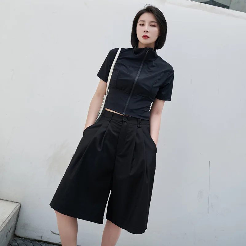 Женская летняя рубашка с коротким рукавом