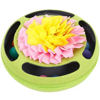 

1pc Practical Pet Sniff Toy Cat Toy Turntable Ball for Cat Puppy