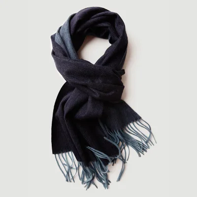 Зимний шарф из чистой шерсти, женский супер теплый шарф из пашмины для женщин, двойной цвет, макси шаль, Женская длинная шаль, большие палантины