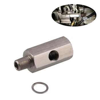 

1/8" BSPT Oil Pressure Sensor Tee to NPT Adapter turbo Supply Feed Line Gauge Turbo Oil Feed Adapter Fitting