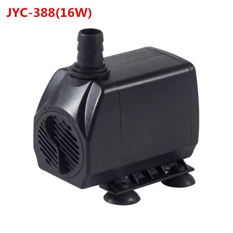 JYC-388(16W) 3/6/10/16/25W ультра-тихий погружной насос для водного фонтана фильтр-Аквариум Фонтан аквариумный водяной насос течет аквариумных Рыбок - Цвет: JYC-388(16W)