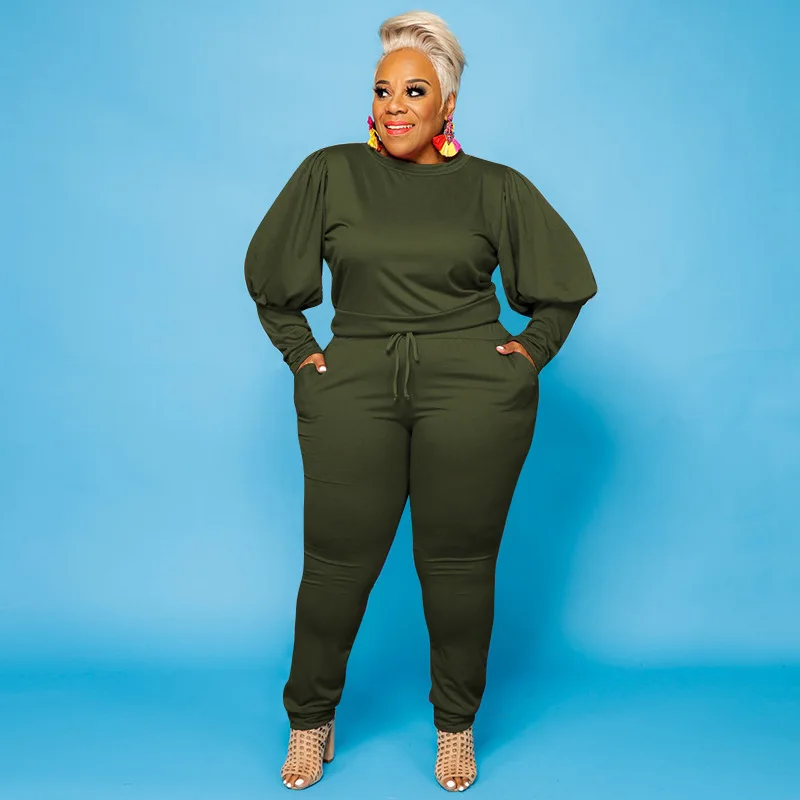 plus size jogger set