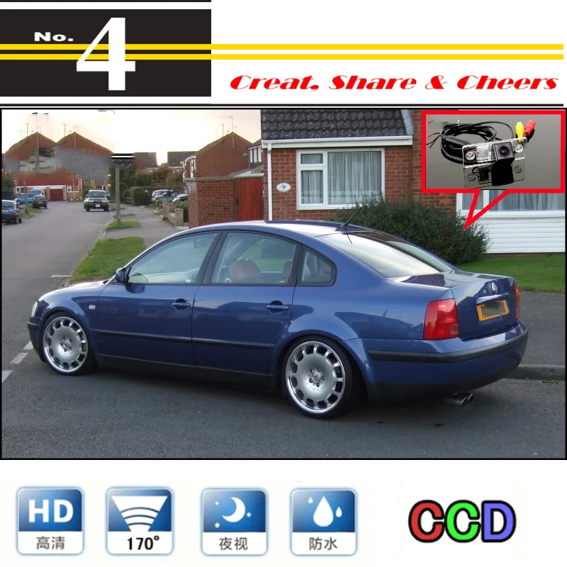 Car Camera For Volkswagen VW Passat  Dasher  Quantum  Carat B5  Corsar High Quality Rear View Back Up Camera  CCD with RCA (11)