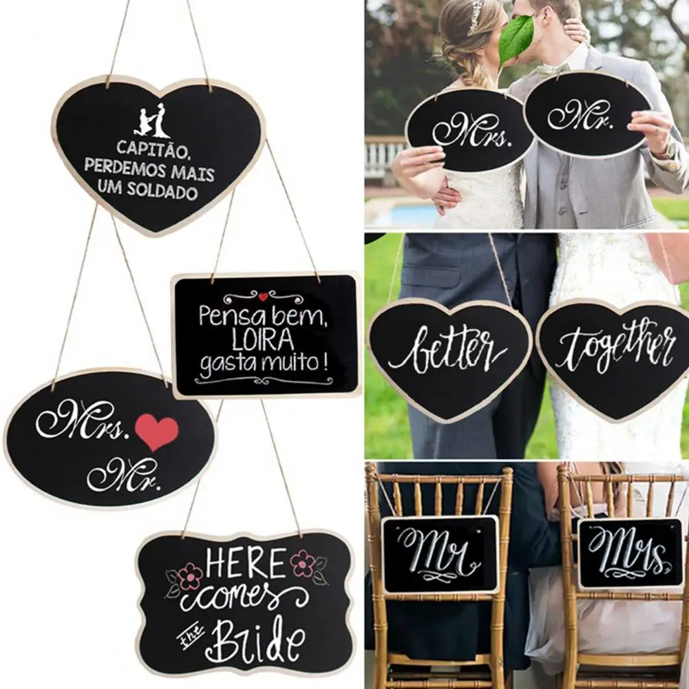 

practical Mini Chalkboard 4 Styles Fine Workmanship Good Message Board Signs Special Event Chalkboard Decor