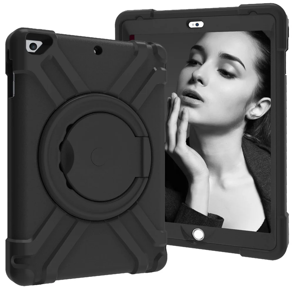 360 градусов Rotable Stand дети Безопасный ударопрочный чехол для планшета Apple iPad 9,7 Air 2 5 6 Pro 9,7 чехол
