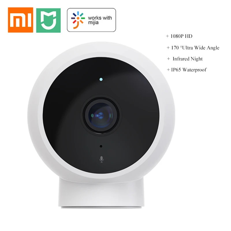 Xiaomi Mijia смарт камера 170 ультра широкоугольная Wifi 1080p HD IP65 водонепроницаемая
