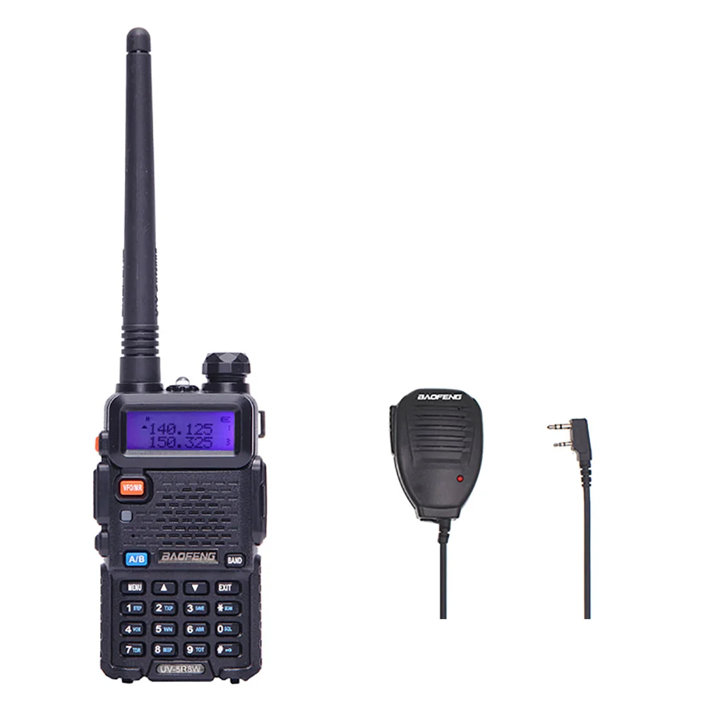 Baofeng UV-5R 8 Вт Высокая мощная двухсторонняя рация 8 Вт CB Ham Радио Портативный 10 км длинный Pofung UV5R диапазон - Цвет: with mic