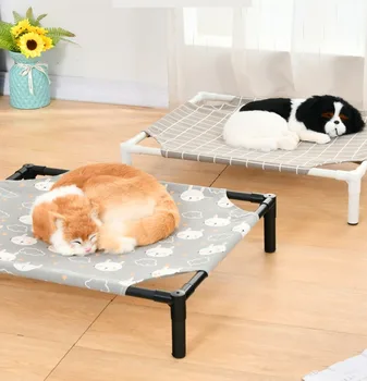 

Thickened cotton and linen dog's nest removable and washable cat's bed cat's nest four seasons universal pet dog's bed marching