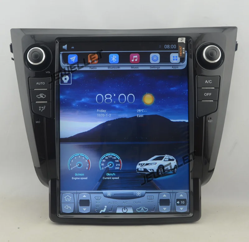 Автомобильный GPS навигатор для Nissan Qashqai 12 1 2014 экран 2017 дюйма android 9 вертикальный