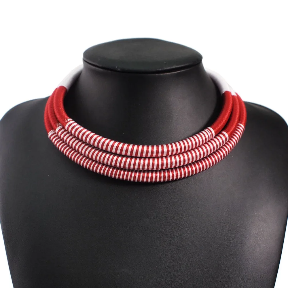 MANILAI, индийское многослойное ожерелье-чокер, набор, Женский нагрудный воротник, массивное ожерелье, серьги, веревка, магнетизм, кнопка, бохо, ювелирное изделие