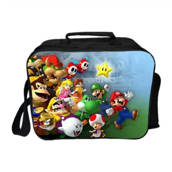 

Super Mario Lunch Bag Worker Tote Cooler Bag Men Women Teens Thermal Nsulation Bag Students New Beautiful Portable Lunch Box