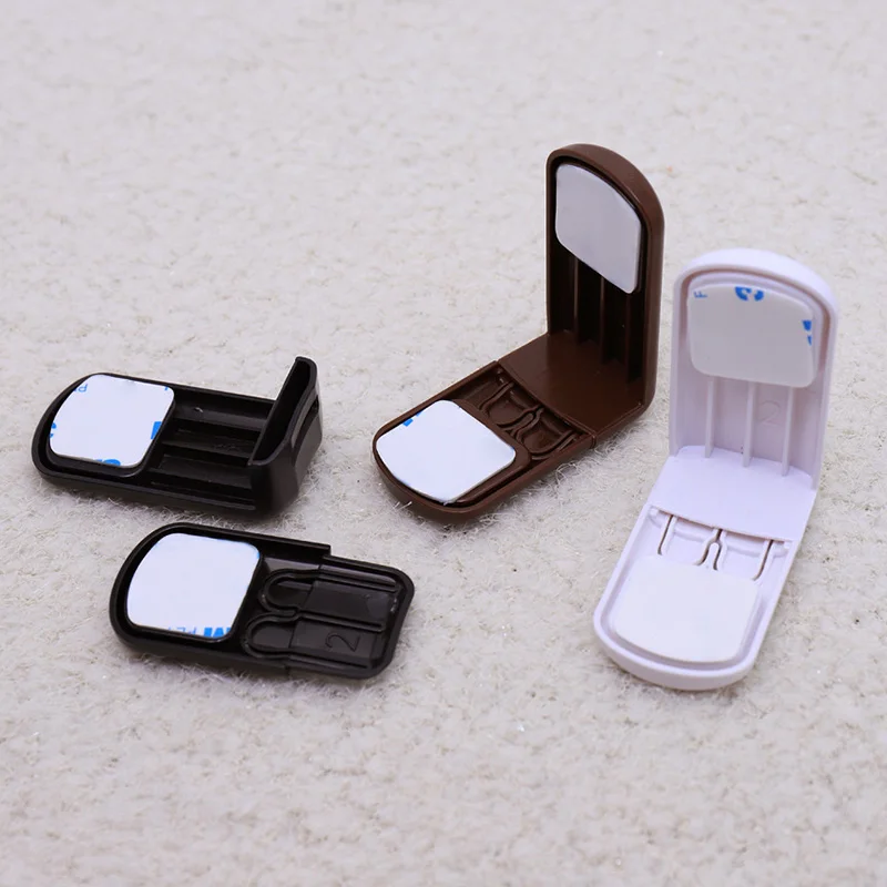 

5pcs Children Multifunctional Right Angle Lock Wardrobe Lock Door Double Button Lock 90 Degree Lock 7*4*7cm Замок Дверной