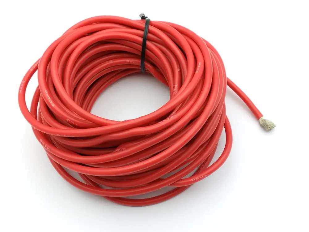 3000V 12AWG 실리콘 와이어 유연한 연선 구리 케이블
