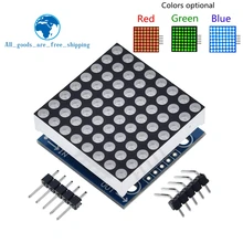 TZT – module de matrice de points MAX7219, module de microcontrôleur, affichage produits finis pour Arduino