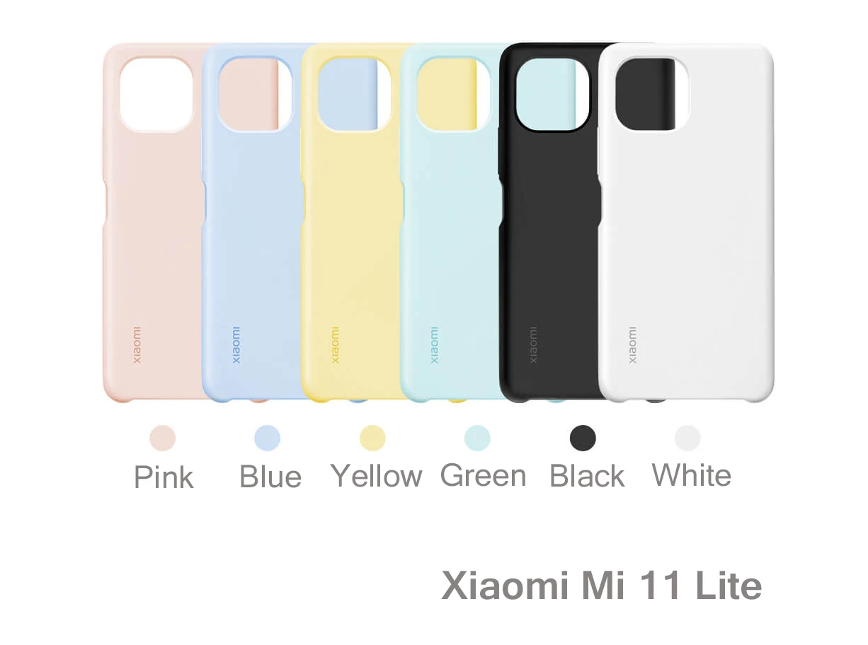Xiaomi Mi 11 Lite Soft Silicone TPU Back Cover - Skin-friendly Official Case