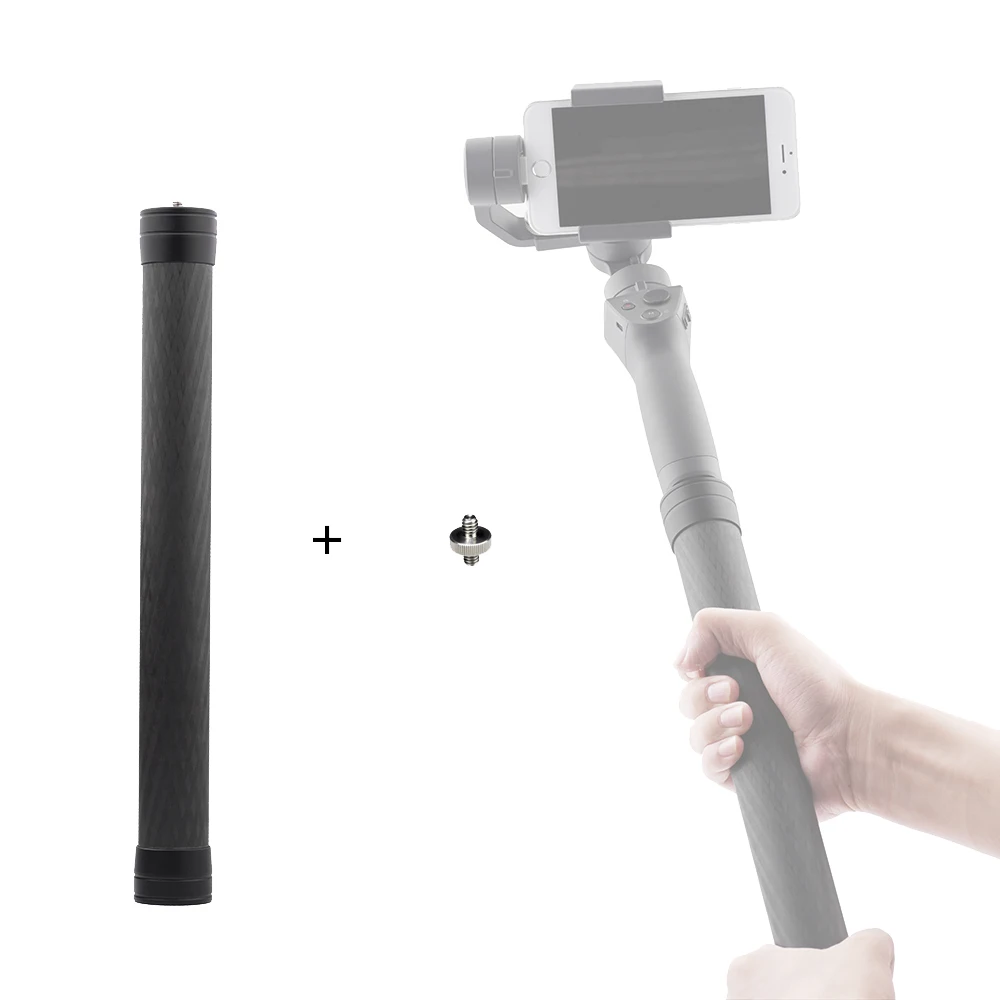 Карманный карданный удлинитель из углеродного волокна стержень для DJI OM 4 Osmo Mobile 2