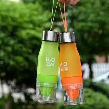 

Portable 650ml Cup Manual Juicer H2O Drink More Water Outdoor Drinking Bottle Camping & Hiking Accessories