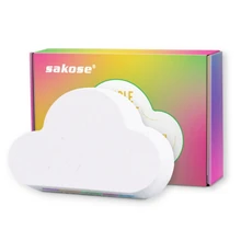 Совершенно новые Радужные облака соль для ванны отшелушивающие увлажняющие натуральные пузыри для ванны шариковый продукт для ванны