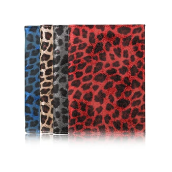 

Fashion Unisex Bag Passport Cover Leopard Wallet Business Card Soft Leather Small Square Pack Portable Card Pack Drop ship