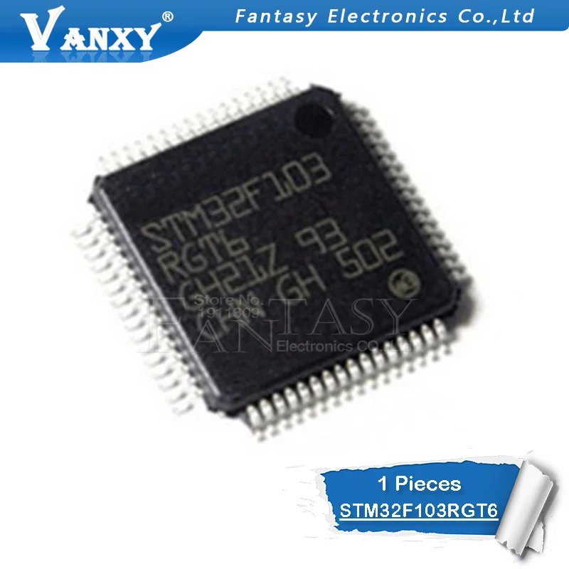 1 шт. STM32F103RGT6 QFP64 STM32F103RG QFP 32F103RGT6 QFP-64