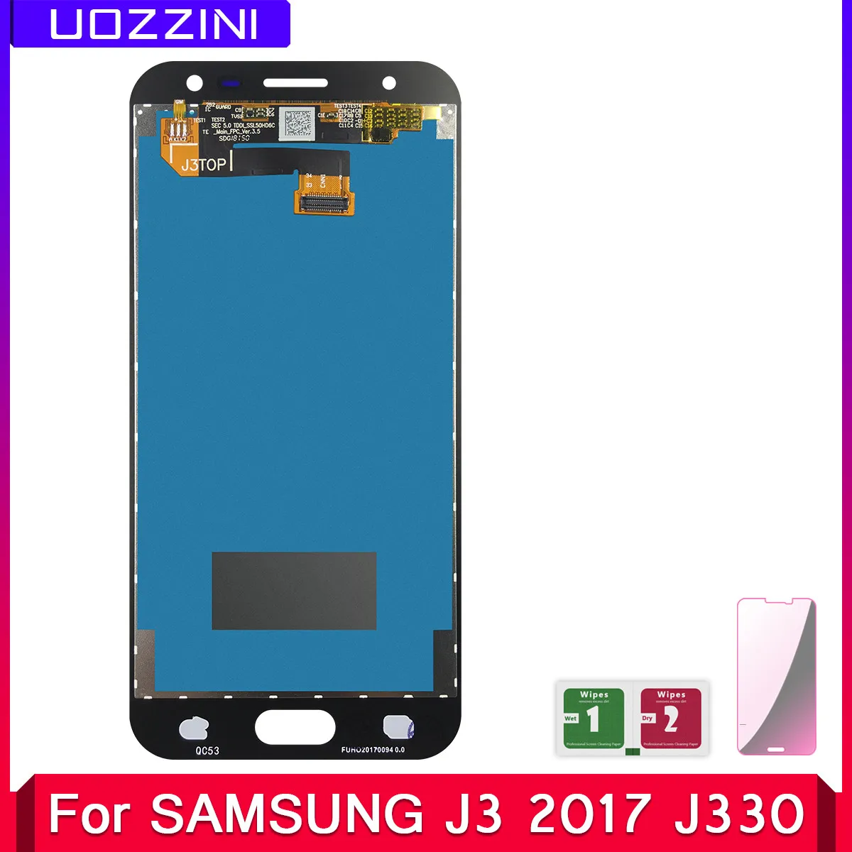 ЖК-дисплей Amoled для Samsung Galaxy J3 2017 J330 J330FN дисплей с сенсорным датчиком стеклянный